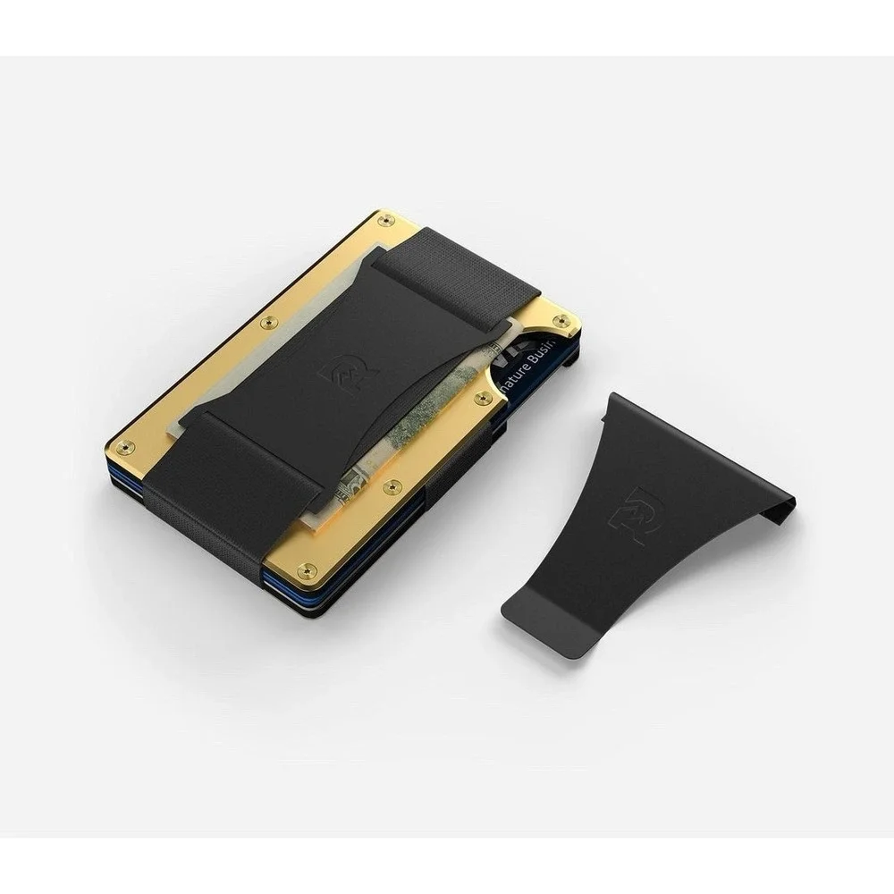 Ridge Wallet Bundle  - 24‎ Karat Gold - NEW!! Cash Strap & Money Clip